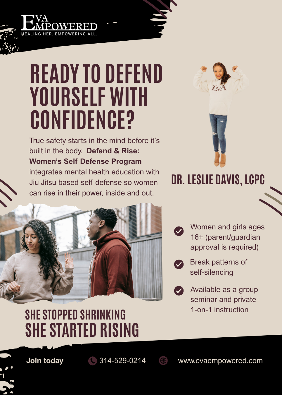 Defend & Rise™ Women's Self Defense Seminar